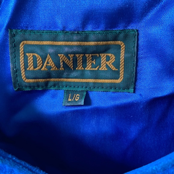 DANIER Vintage Blue 2-Piece Suede Suit - Picture 4 of 11